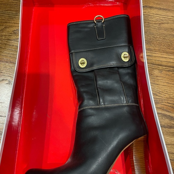 🔥🔥Coach boots size 9.5 Gorgeous black boots 🔥🔥 - Picture 9 of 11